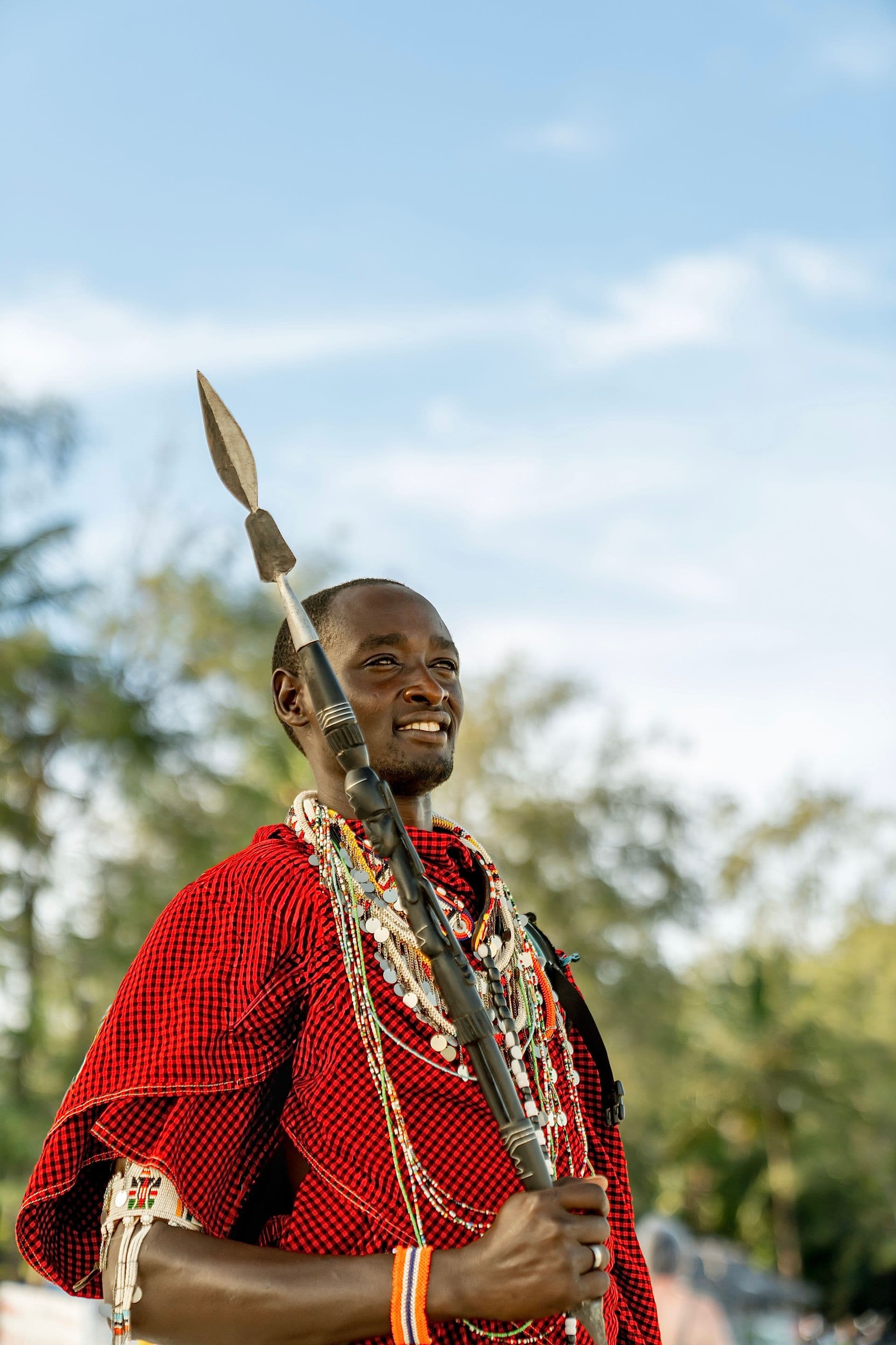 Portrait of a guide in traditional dress