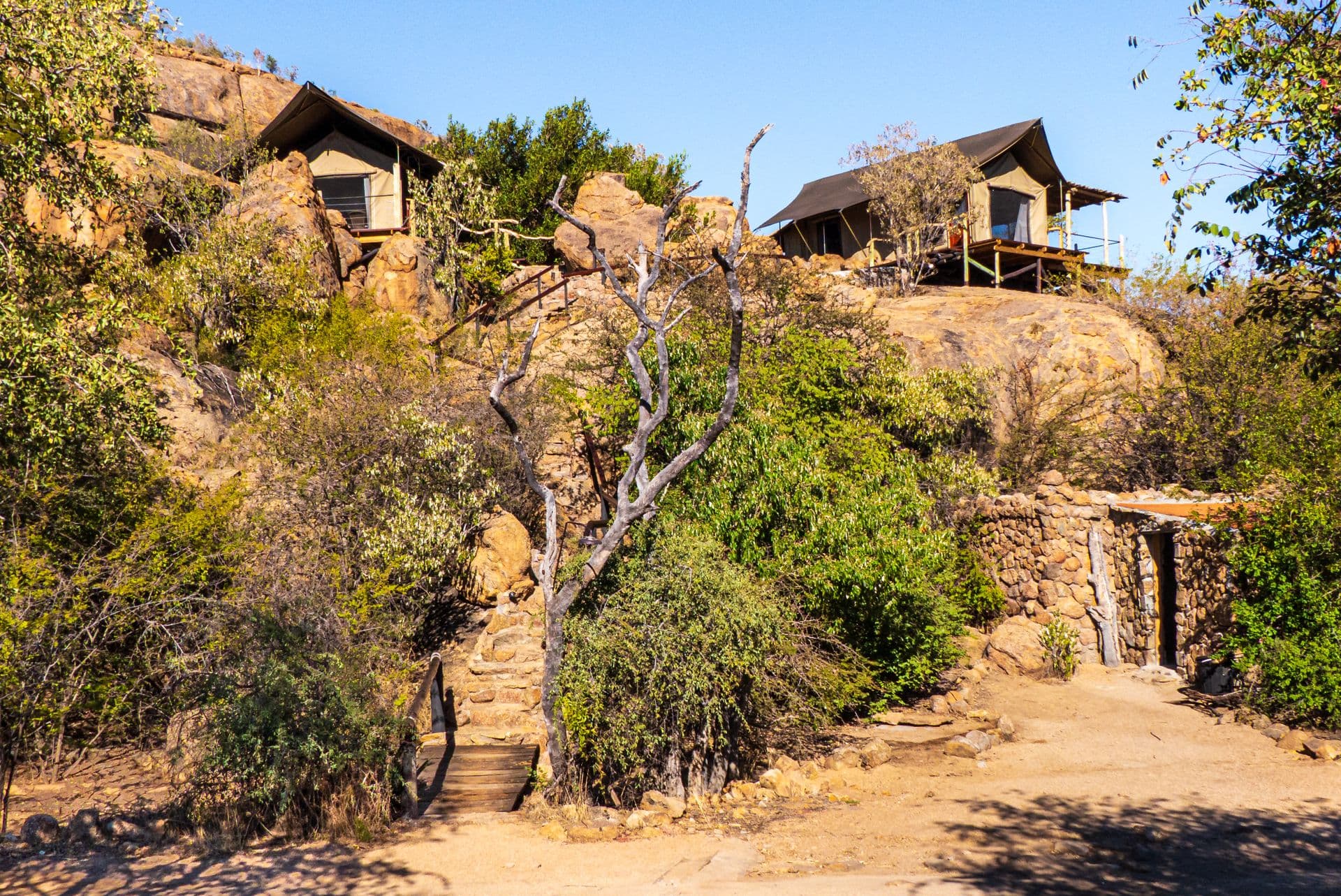 Safari lodge bungalows